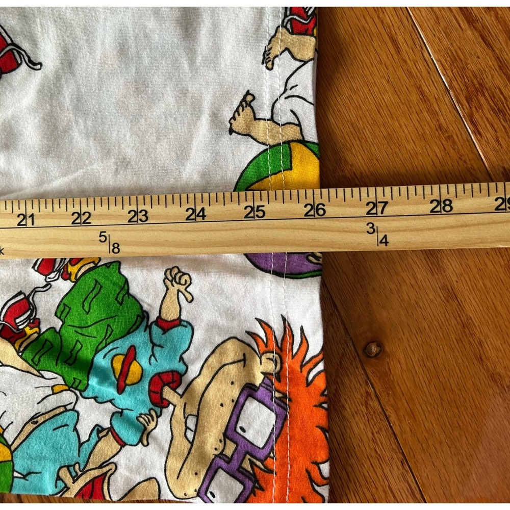 Nickelodeon Rugrats All Over Print T-Shirt Tommy Chuckie White Small 2021 New - Picture 5 of 5
